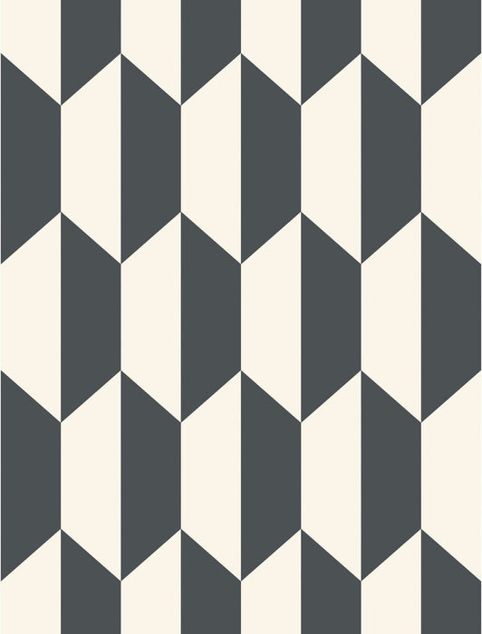 Cole & Son Tile Black And White Wallpaper 105/12050.CS.0