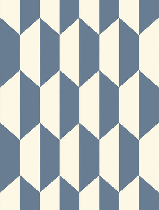 Cole & Son Tile Blue And White Wallpaper 105/12054.CS.0