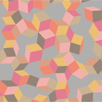 Cole & Son Puzzle Pink And Orange Wallpaper 105/2010.CS.0