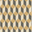 Cole & Son Delano Gold And Black Wallpaper 105/7030.CS.0