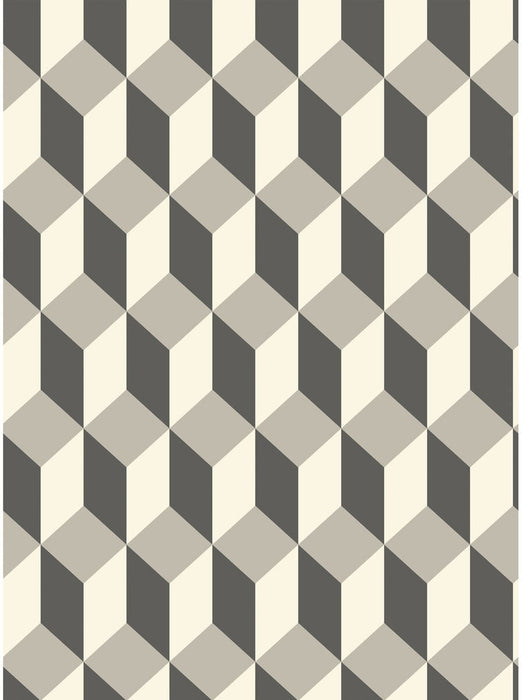 Cole & Son Delano Grey And Black Wallpaper 105/7031.CS.0