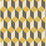Cole & Son Delano Yellow And Black Wallpaper 105/7032.CS.0