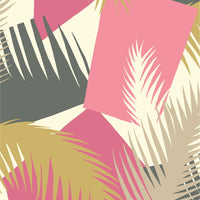 Cole & Son Deco Palm Pink Wallpaper 105/8038.CS.0