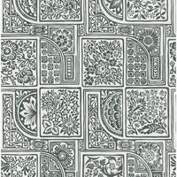 Cole & Son Bellini Black & White Wallpaper 108/9046.CS.0