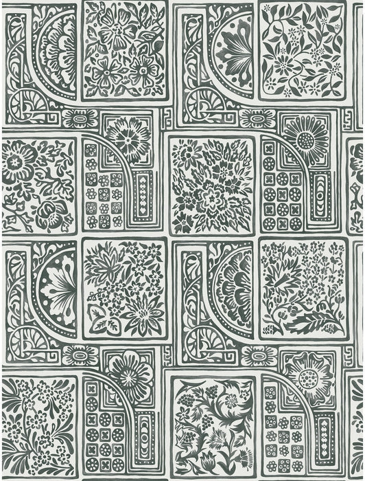 Cole & Son Bellini Black & White Wallpaper 108/9046.CS.0