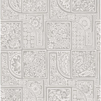 Cole & Son Bellini Grey & White Wallpaper 108/9047.CS.0