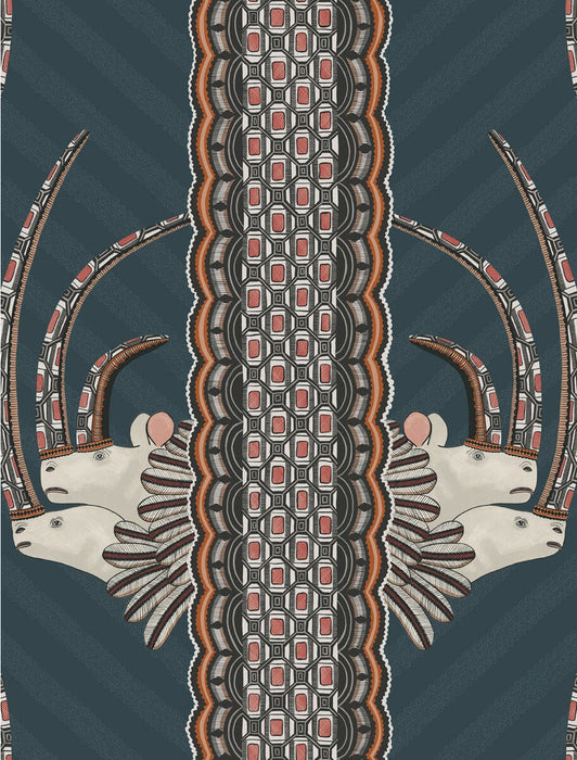 Cole & Son Jabu Blue Wallpaper 109/3015.CS.0
