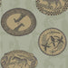 Cole & Son Matrinah Old Olive Wallpaper 109/4021.CS.0