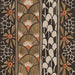 Cole & Son Ardmore Border Black & Burnt Orange Wallpaper 109/5026.CS.0