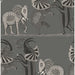 Cole & Son Safari Dance Charcoal Black & White Wallpaper 109/8039.CS.0