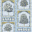 Cole & Son Sultan's Palace China Blue & Ochre Wallpaper 113/10029.CS.0