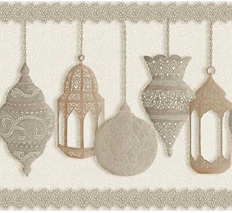 Cole & Son Fez Gilver & Parchment Wallpaper 113/6014.CS.0