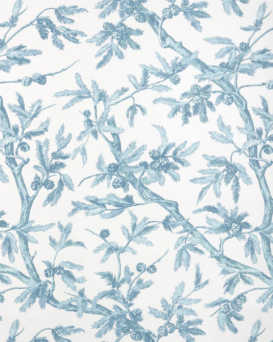Brunschwig & Fils Branches De Pin Wc Aqua Wallpaper P8025100.13.0
