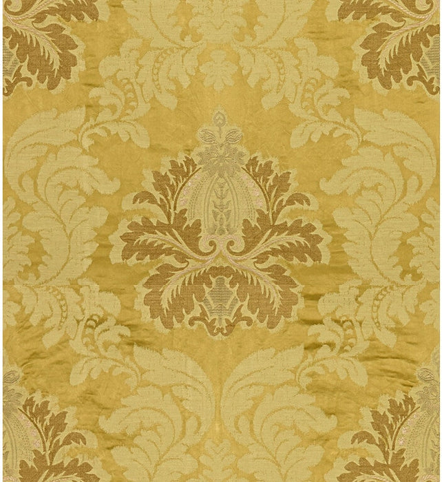 Lee Jofa Emilia Damask Gold Fabric 2012154.4.0