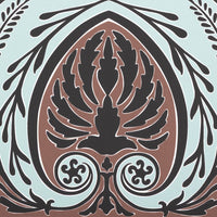 Brunschwig & Fils Frise Palmette Aqua Wallpaper P8025103.613.0