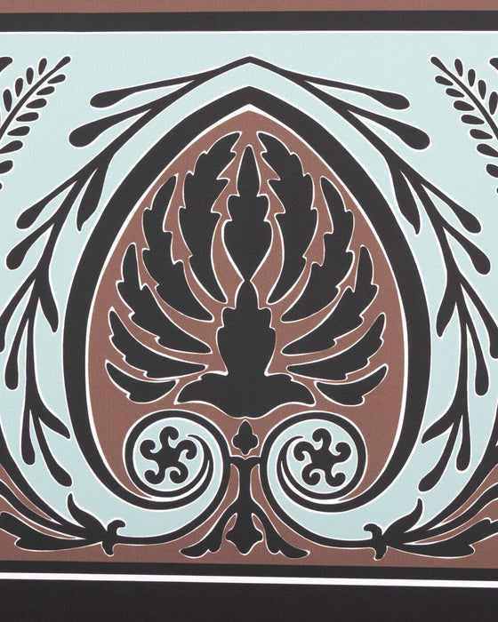 Brunschwig & Fils Frise Palmette Aqua Wallpaper P8025103.613.0