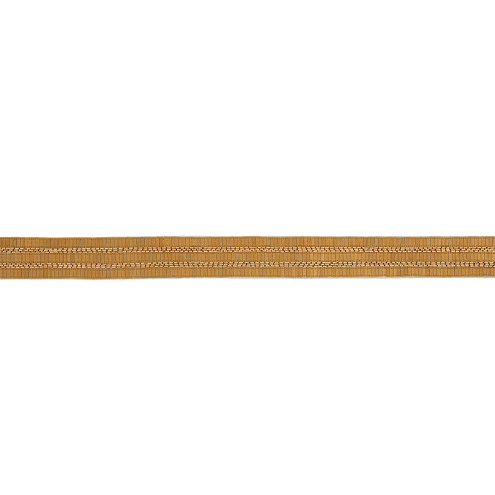 Schumacher Trento Beaded Tape Gold Trim 77381