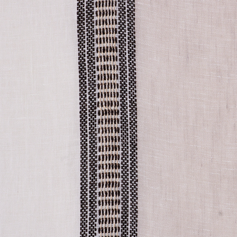 Schumacher Senita Stripe Sheer Neutral Fabric 77430