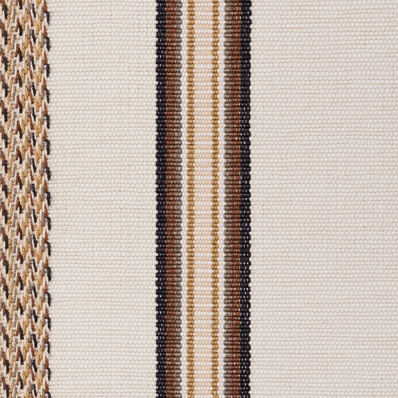 Schumacher Kayenta Stripe Neutral Fabric 77450