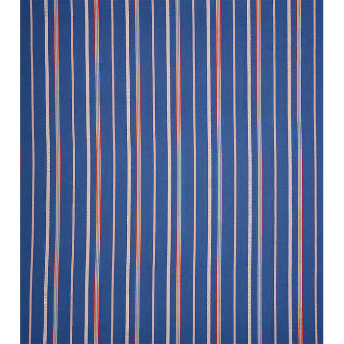 Schumacher Kayenta Stripe Blue Fabric Sample 77451