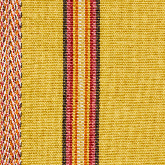 Schumacher Kayenta Stripe Yellow Fabric 77452