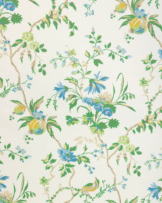 Brunschwig & Fils Locklin Lagoon Wallpaper P8025110.153.0