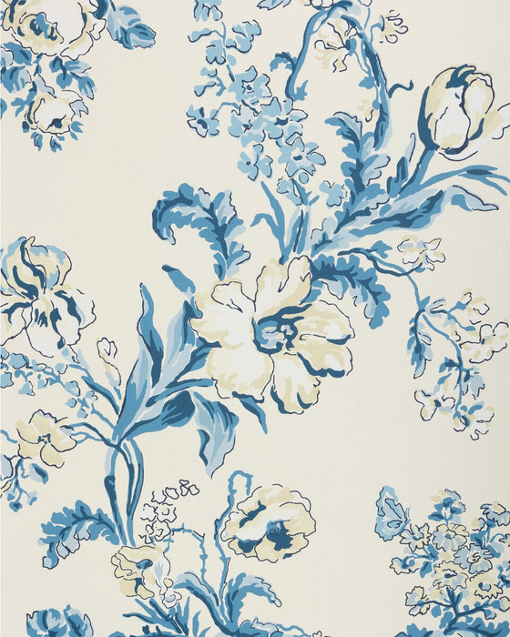 Brunschwig & Fils Maintenon Blue Wallpaper P8025106.55.0