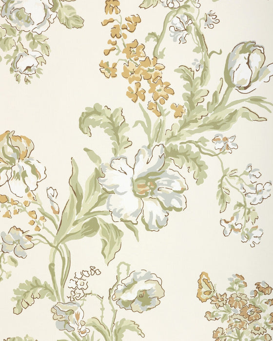 Brunschwig & Fils Maintenon Spice Wallpaper P8025106.1611.0