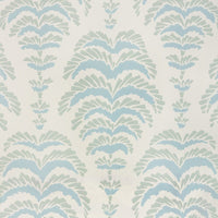 Brunschwig & Fils Ponchette Aqua Wallpaper P8025107.13.0