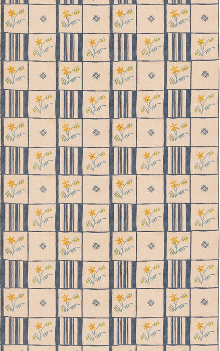 GP & J Baker Forget-Me-Not Indigo Fabric BP11137.1.0