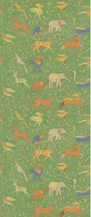GP & J Baker Noah'S Ark Green Wallpaper BW45166.3.0