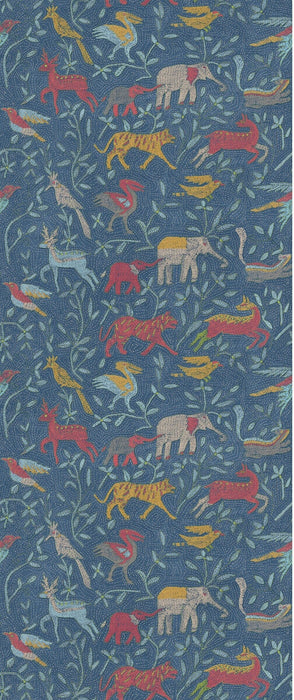 GP & J Baker Noah'S Ark Indigo Wallpaper BW45166.5.0