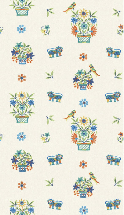 GP & J Baker Roar Stitch Jewel Wallpaper BW45165.1.0