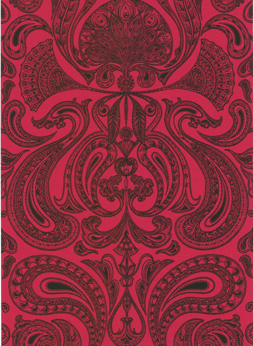 Cole & Son Malabar Red/Bla Wallpaper 66/1008.CS.0