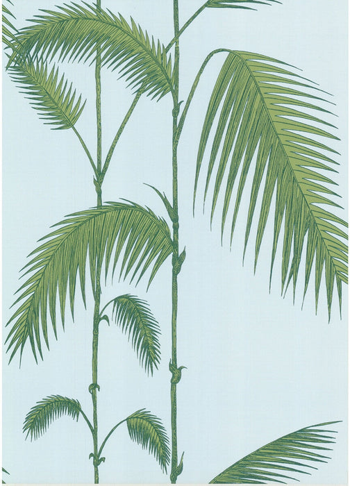 Cole & Son Palm Leaves Pale Bl Wallpaper 66/2010.CS.0