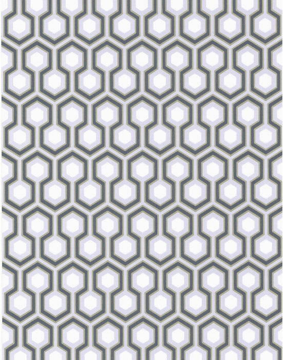 Cole & Son Hicks Hexagon Sage/Gr Wallpaper 66/8055.CS.0