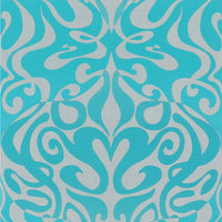 Cole & Son Woodstock Aqua Wallpaper 69/7128.CS.0