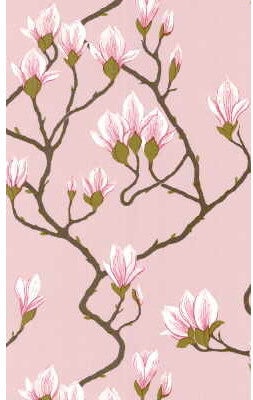 Cole & Son Magnolia Pink Wallpaper 72/3009.CS.0