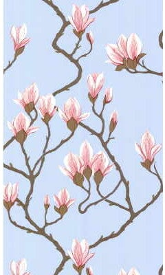 Cole & Son Magnolia Pale Blue Wallpaper 72/3011.CS.0