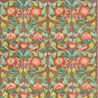 GP & J Baker Tudor Rose Chocolate Fabric BP11135.4.0