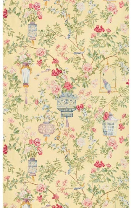 Brunschwig & Fils Jardin Fleuri Print Sun Fabric 8019137.147.0