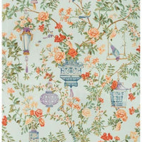 Brunschwig & Fils Jardin Fleuri Print Opal Fabric 8019137.157.0
