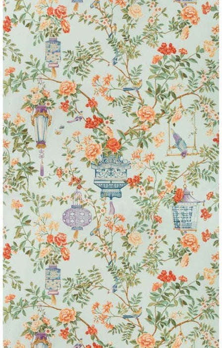 Brunschwig & Fils Jardin Fleuri Print Opal Fabric 8019137.157.0