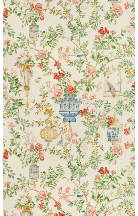 Brunschwig & Fils Jardin Fleuri Print Ivory Fabric 8019137.192.0