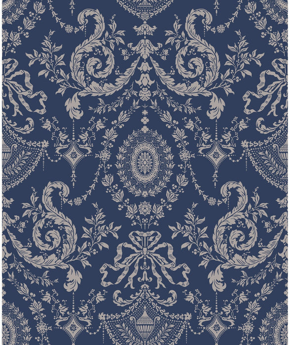 Cole & Son Woolverston Blue Wallpaper 88/10043.CS.0