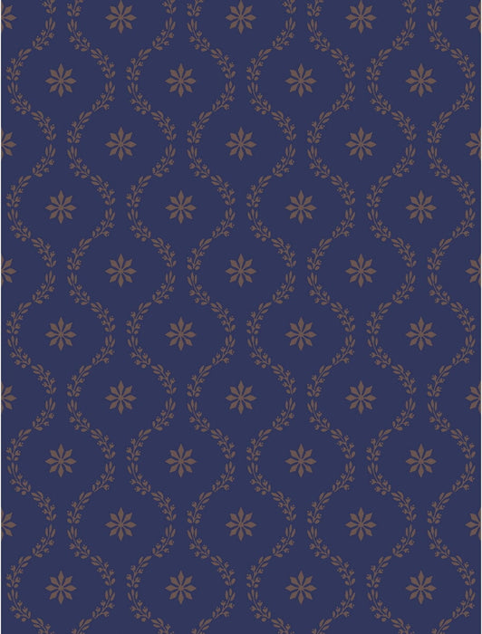 Cole & Son Clandon Navy Wallpaper 88/3011.CS.0