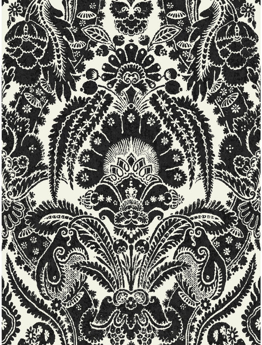 Cole & Son Chatterton Black And White Wallpaper 94/2010.CS.0