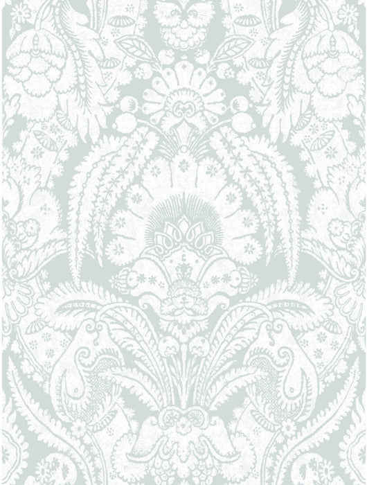 Cole & Son Chatterton Pale Blue And White Wallpaper 94/2011.CS.0