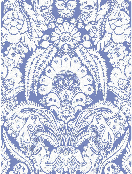 Cole & Son Chatterton Blue And White Wallpaper 94/2012.CS.0