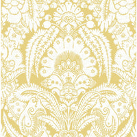 Cole & Son Chatterton French Yellow And Ivory Wallpaper 94/2013.CS.0